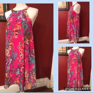 Betsey Johnson floral trapeze dress